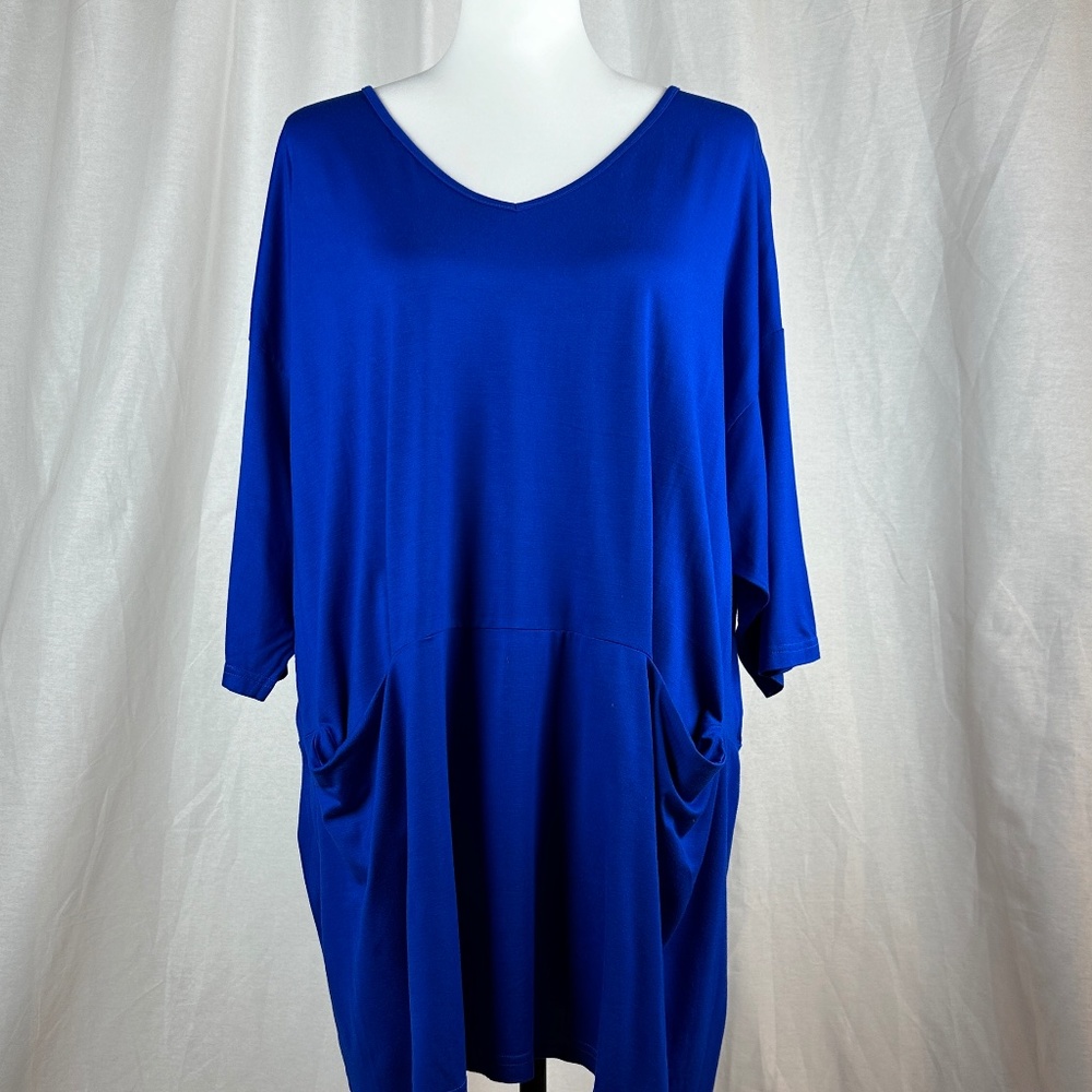 Nanami Cobalt Blue Jersey Tunic